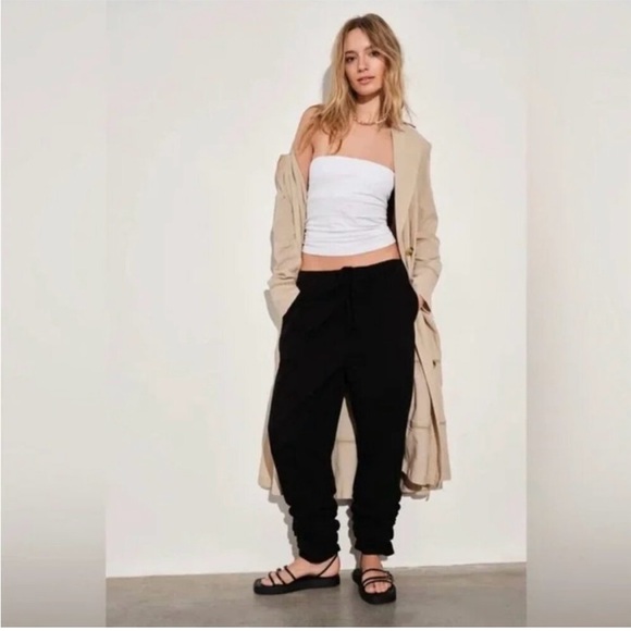 NWT Free People New Light Parachute Pants black XS - Picture 3 of 11